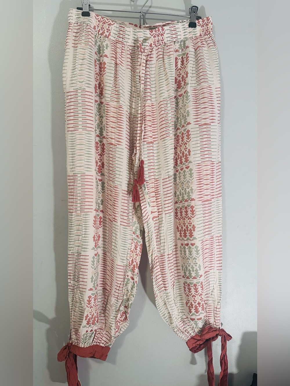 World Market Multicolor Patterned Pajama Pants